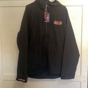 Fishworks waterproof black windbreaker